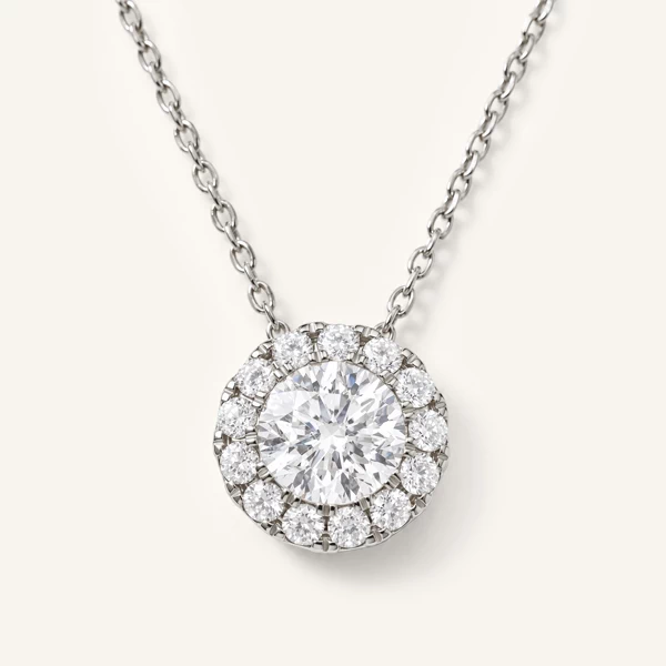 items Round Lab Diamond Halo